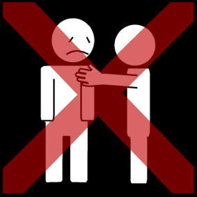 touch unwanted / unwanted touching